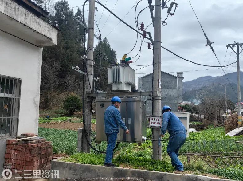 国网镇巴县供电公司黎坝供电所 巡检线路除隐患 护航春耕与两会