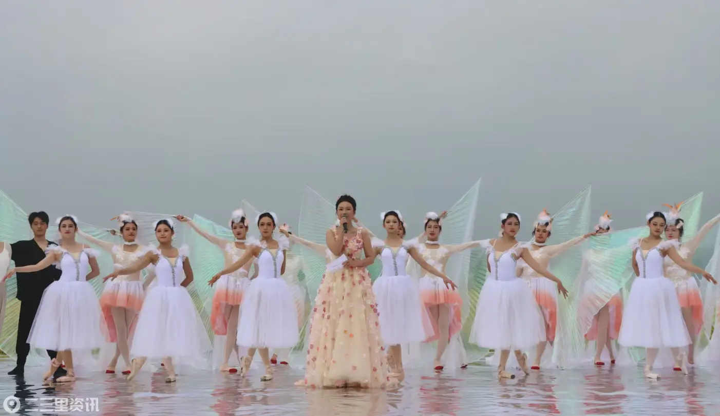 花田筑梦 鹮舞华章 ——洋县《朱鹮映象·花海镜音》花海音乐剧盛大启幕