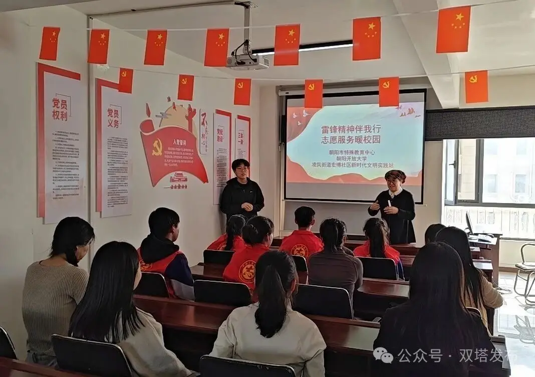 双塔区凌凤街道宏博社区联合多方开展学雷锋宣讲 温暖守护特殊儿童成长