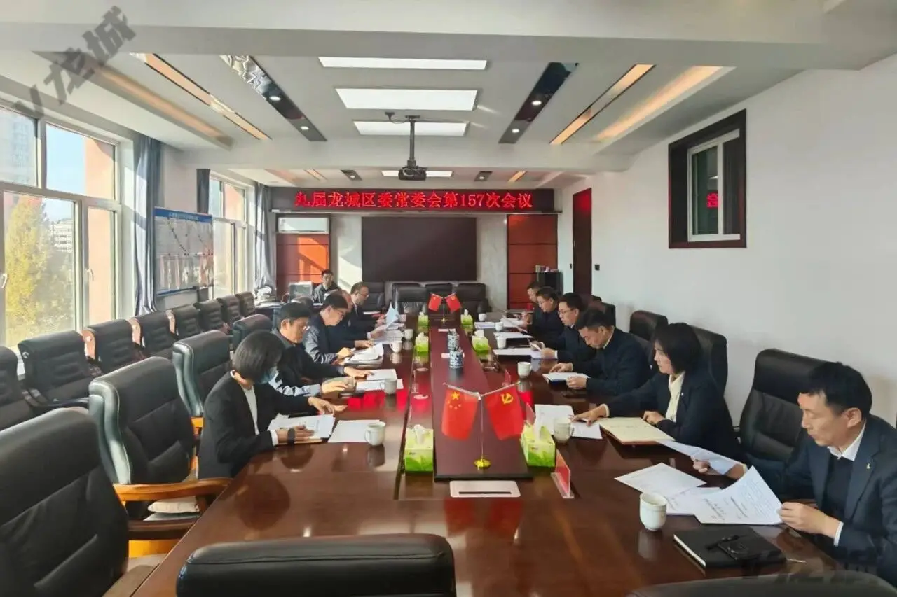 龙城区委常委会召开会议