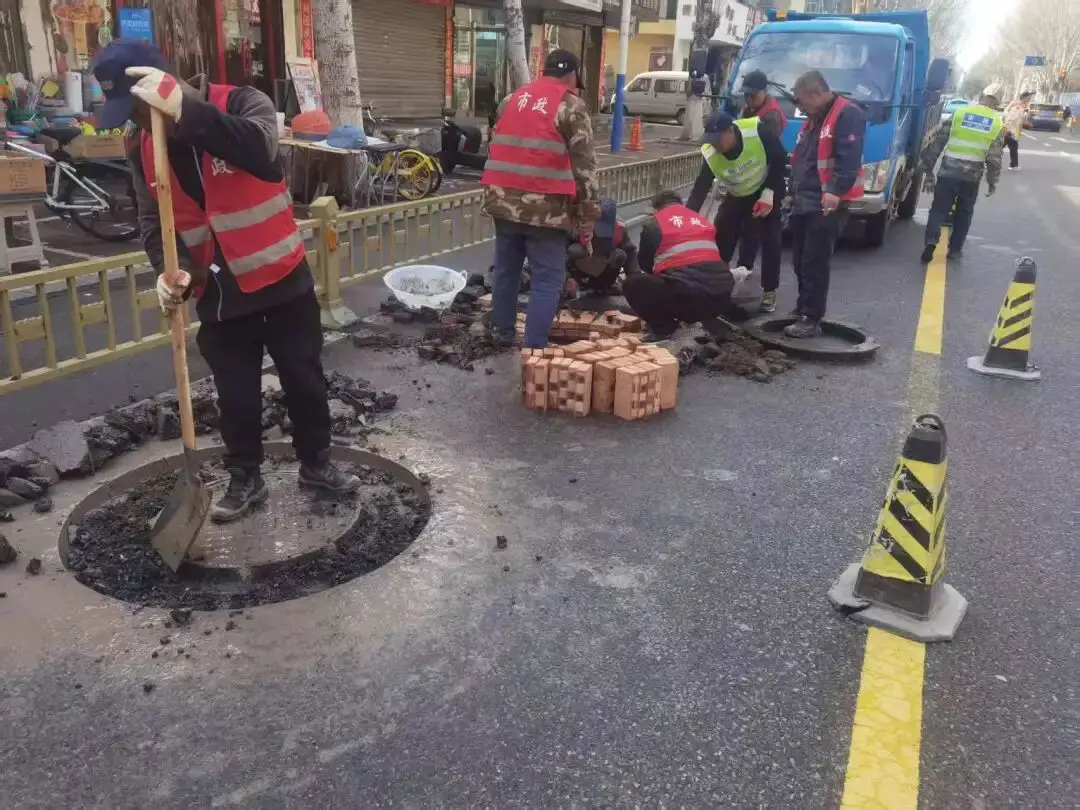 朝阳环境集团 城市道路维修养护全面启动，筑牢民生出行幸福路