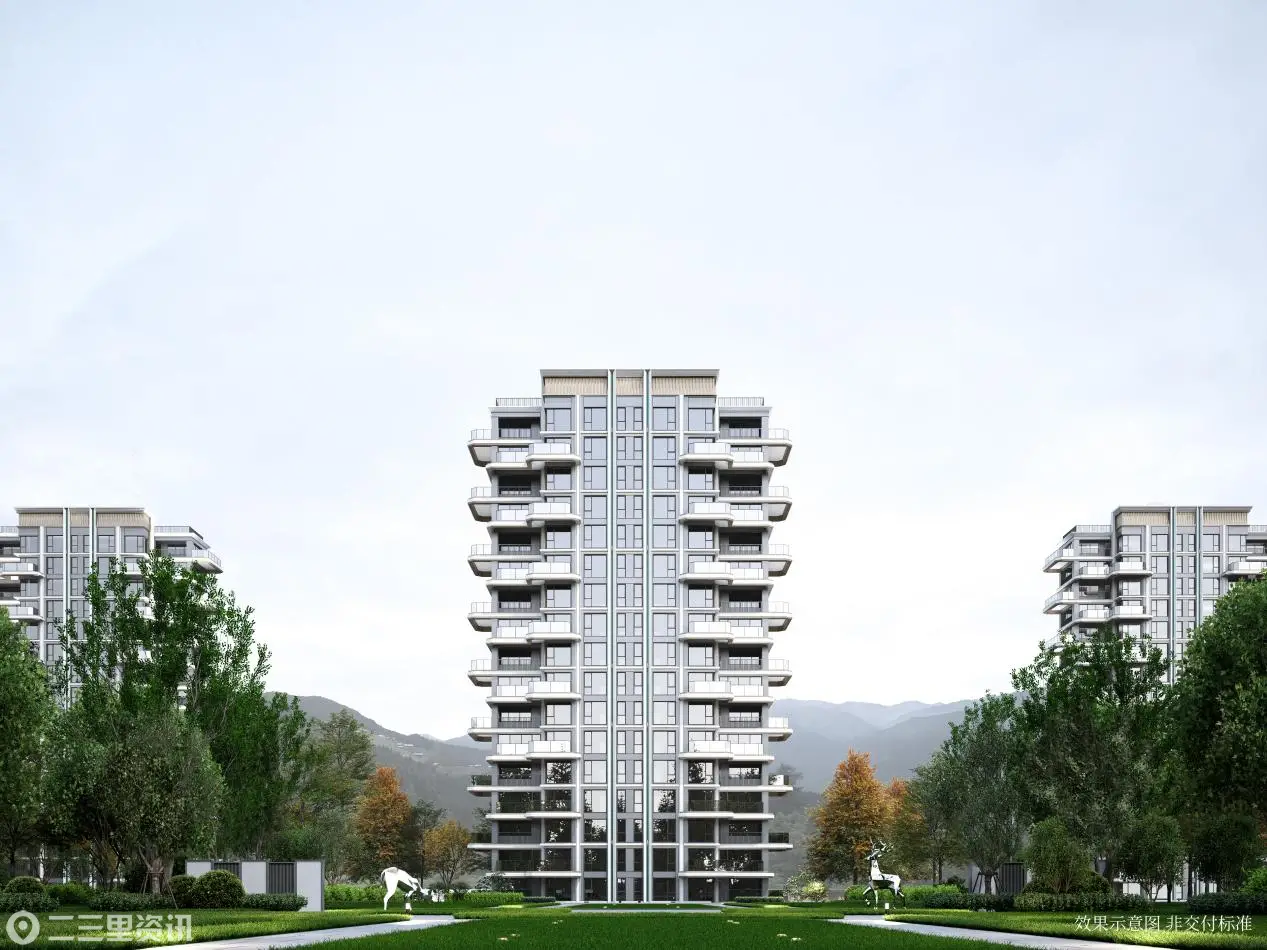中铁·阅筠府楼栋效果图