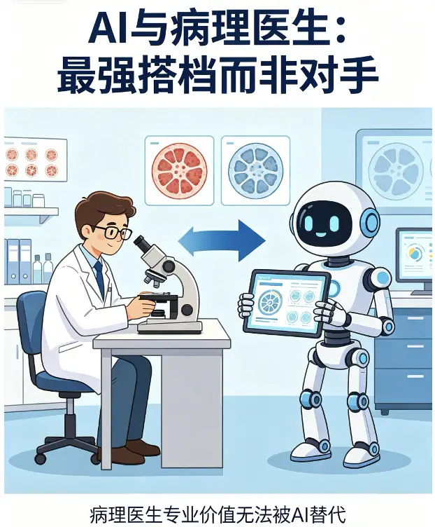 标题：AI能取代病理医生吗？揭秘二者的“黄金搭档”真相