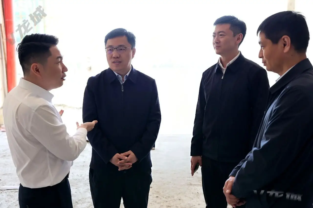 龙城区领导到区重点项目现场办公