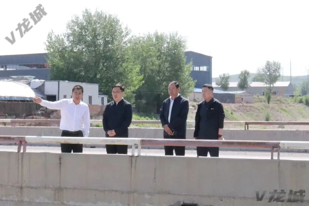 龙城区领导到重点河道检查防汛备汛工作
