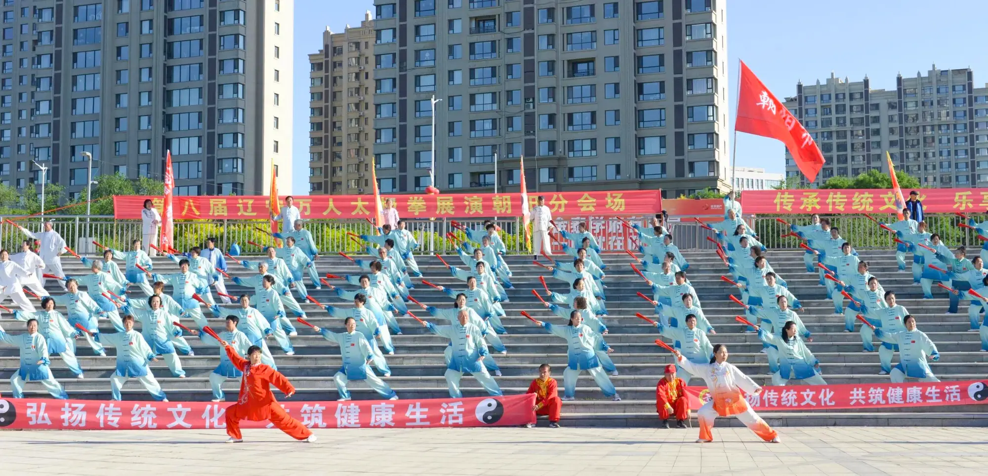 一招一式皆是功夫 朝阳太极人的“银发天团”火了