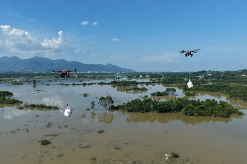 京东无人机广西救灾，“水陆空”三线驰援