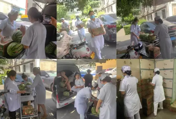 炎炎夏日送清凉 殷殷关怀暖人心——兴平市人民医院领导班子慰问高温一线医务工作者
