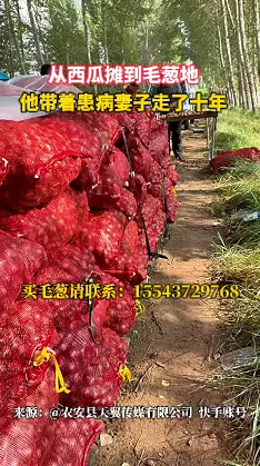 从西瓜摊到毛葱地，他带着患病妻子走了十年