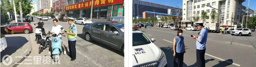 乾安交警全面开展违法集中统一行动