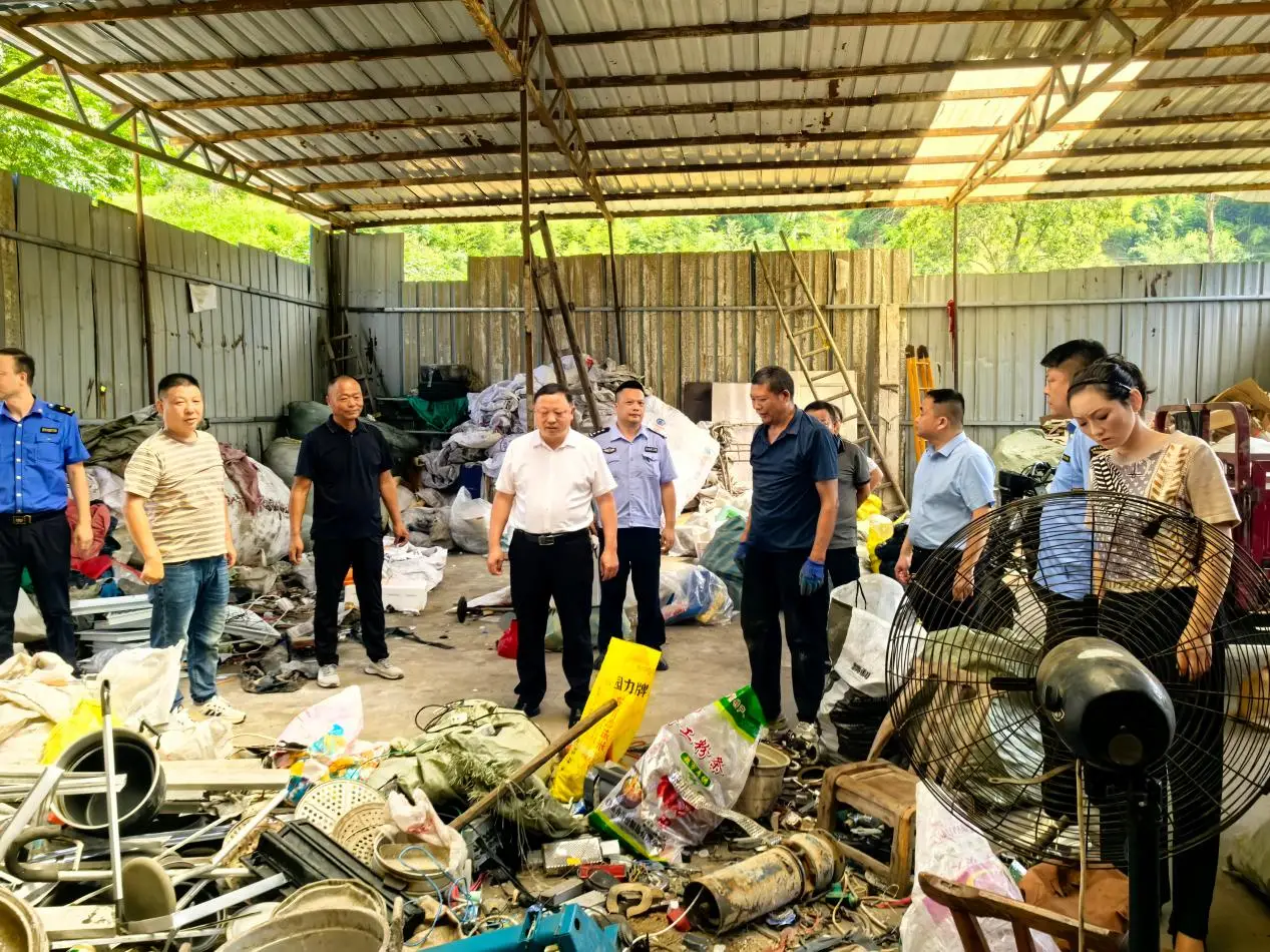 建民街道开展废旧回收站安全生产集中整治行动