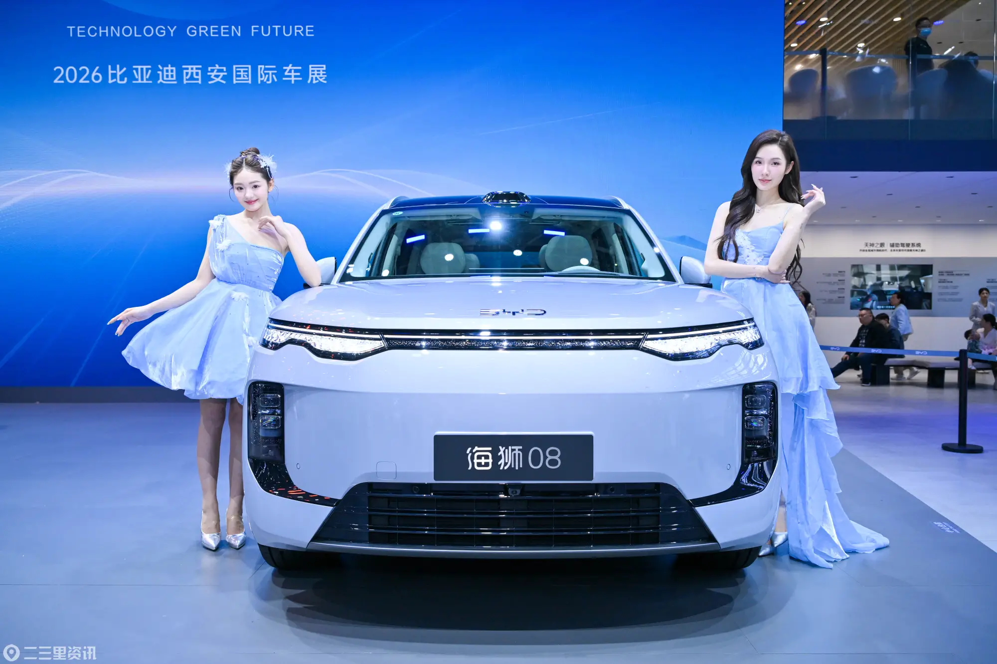 比亚迪海洋网旗舰SUV海狮08登陆西安 官方指导价22.99万元起