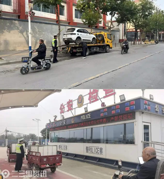 全警集结严管控 双线整治护民安 —— 乾县交管大队开展危化品车、三四轮电动车专项查处