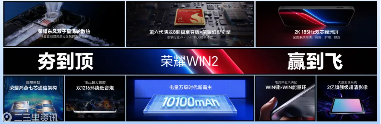 “年度T0电竞夯机”荣耀WIN2、荣耀WIN RT2正式发布，国补到手价3149元起