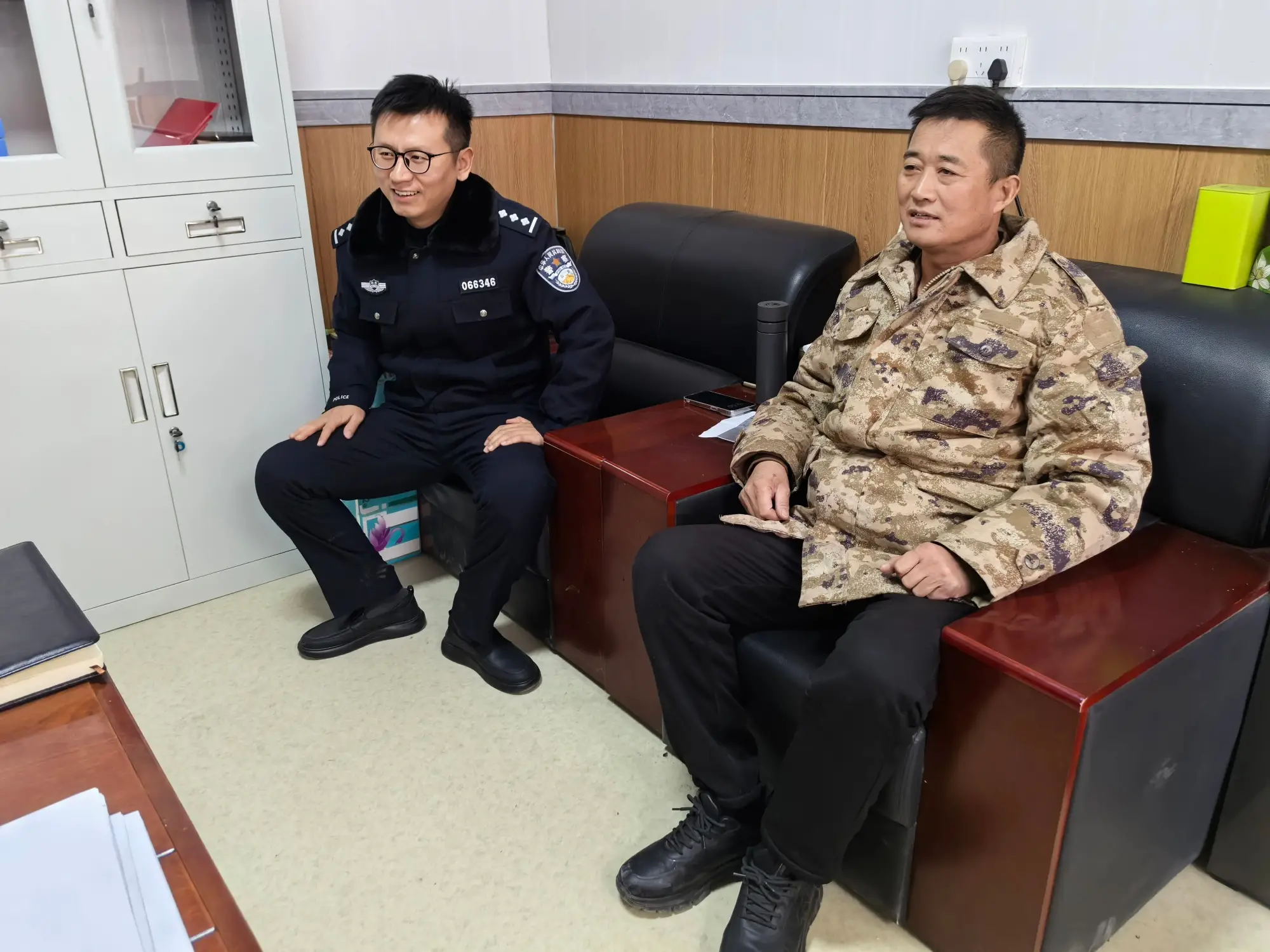 米脂县公安局杨家沟派出所开展返乡务工人员大走访