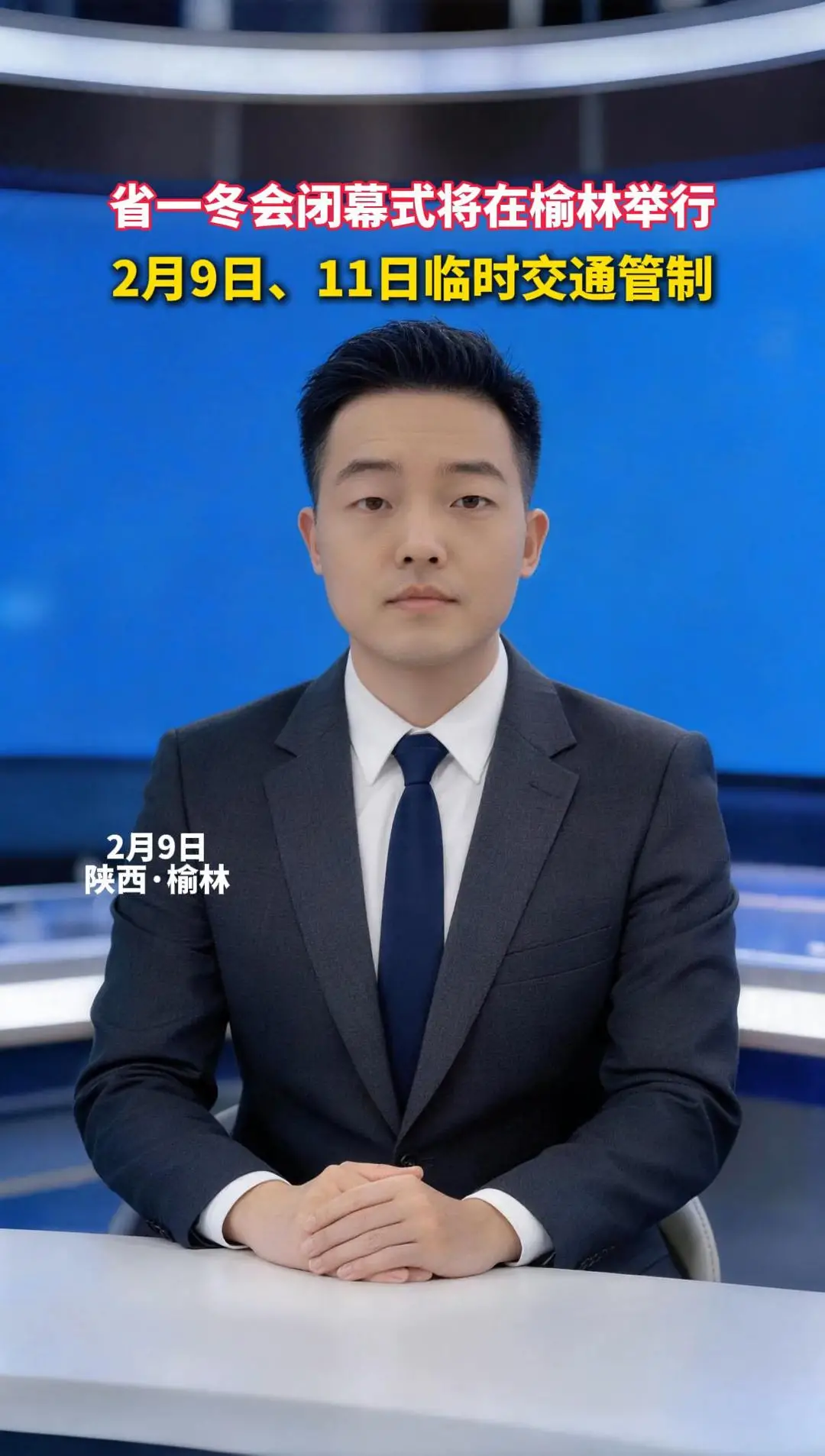 省一冬会闭幕式将在榆林举行，2月9日、11日临时交通管制