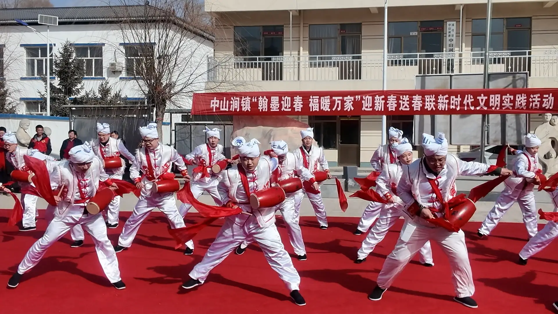 靖边县中山涧镇:举办迎新春送春联新时代文明实践活动