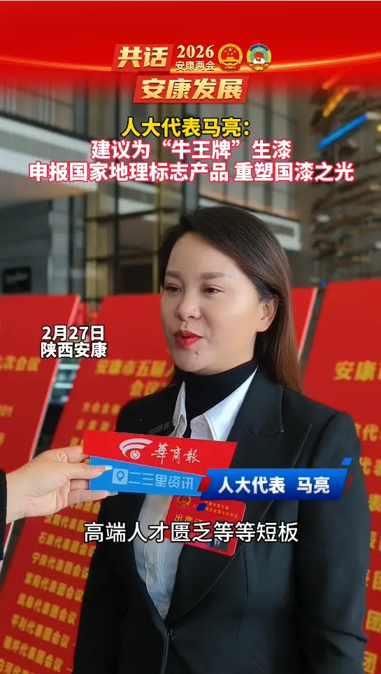 【代表建议】人大代表马亮：建议为“牛王牌”生漆申报国家地理标志产品  重塑国漆之光