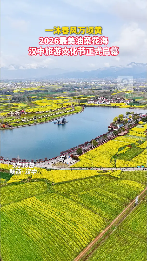 2026最美油菜花海汉中旅游文化节正式启幕