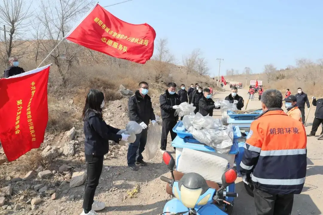 朝阳环境集团 500人上阵 为TA“美颜”