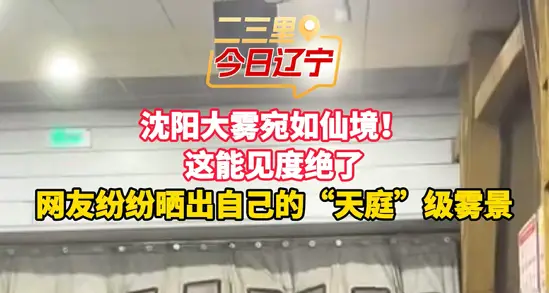 沈阳大雾宛如仙境！ 这能见度绝了 网友纷纷晒出自己的“天庭”级雾景