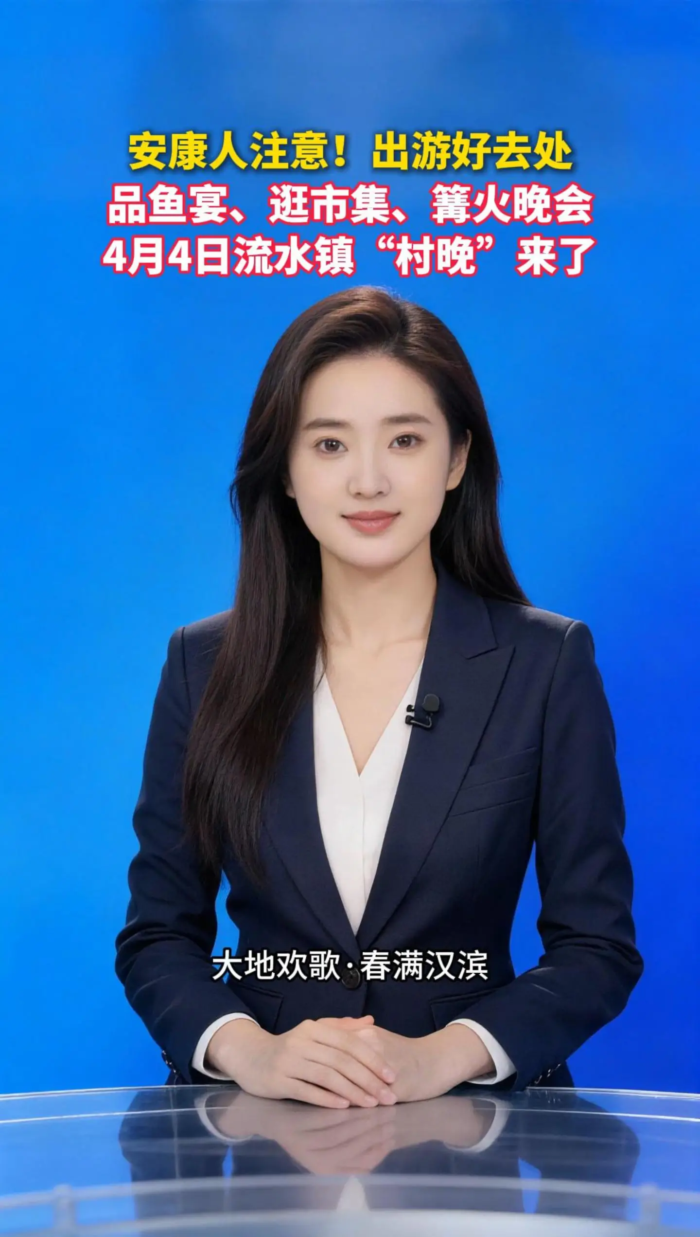 品鱼宴、逛市集、篝火晚会！4月4日流水镇“村晚”来了