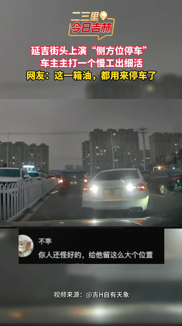 这侧方位停车技术绝了！求后车心理阴影面积!