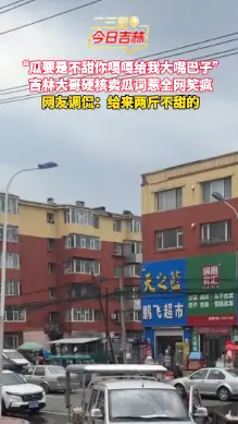 东北摊主硬核卖瓜，不甜老板主动求揍