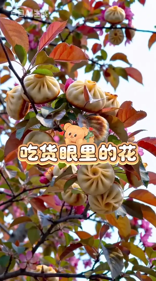吃货眼里的花是这样的，香，真香，香迷糊了！