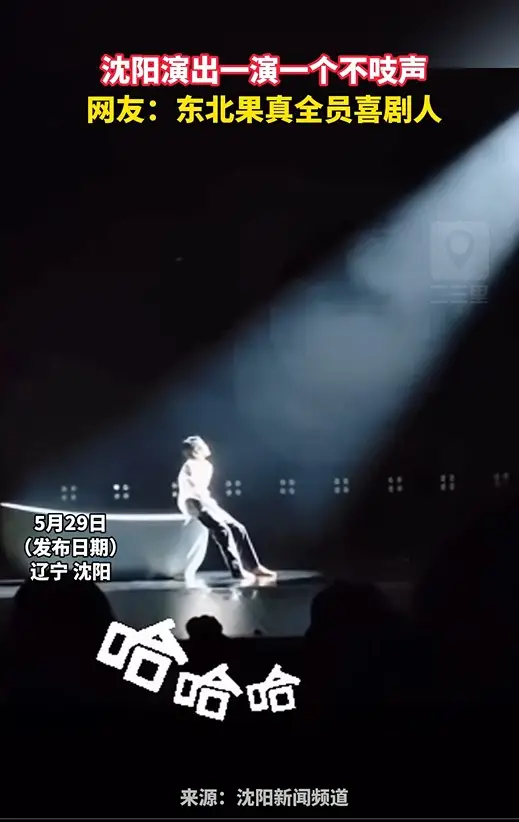 沈阳演出一演一个不吱声 网友：东北果真全员喜剧人