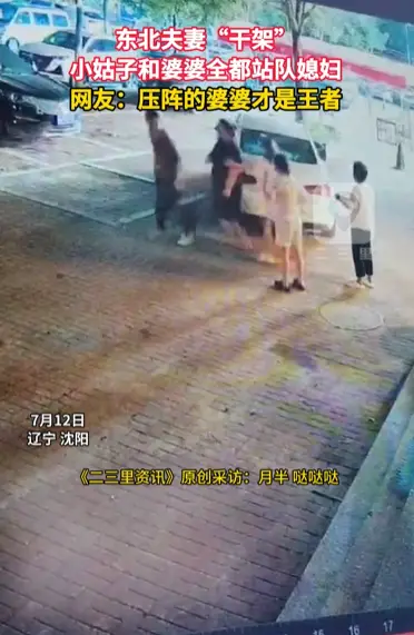 东北夫妻”干架”  小姑子和婆婆全都站队媳妇  网友:压阵的婆婆才是王者