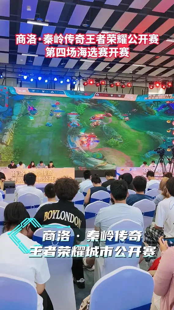 商洛·秦岭传奇王者荣耀城市公开赛第四场海选赛开赛