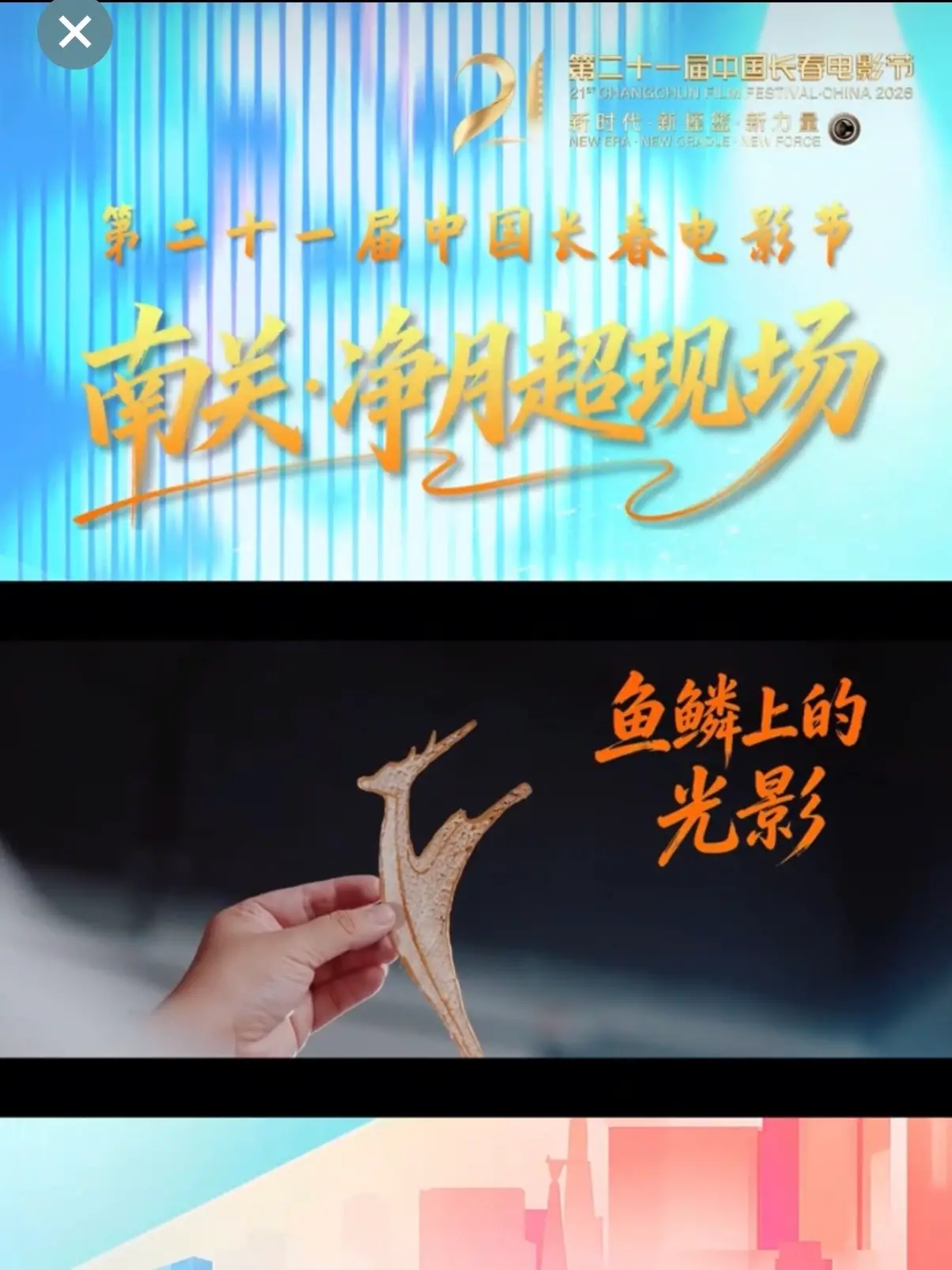 第二十一届中国长春电影节南关·净月超现场--鱼鳞上的光影