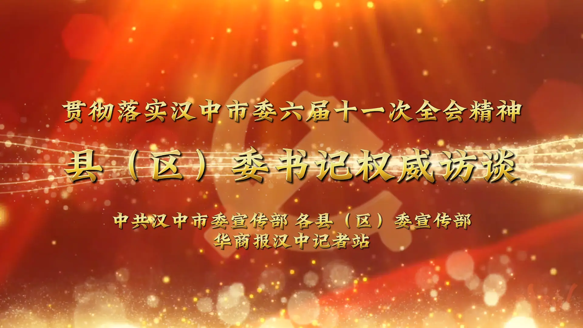 贯彻落实汉中市委六届十一次全会精神专题访谈