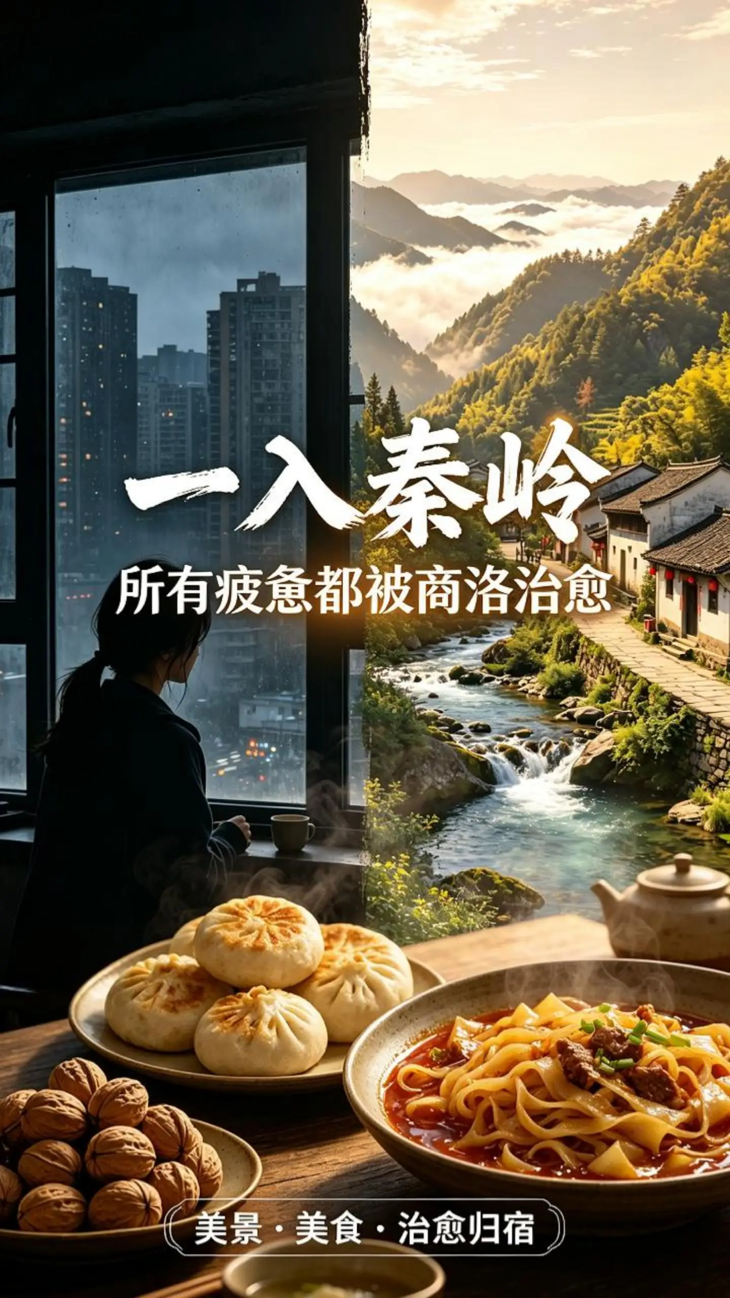逃离都市，隐入秦岭商洛，山水为邻，美食相伴，原来这里是最好的归宿