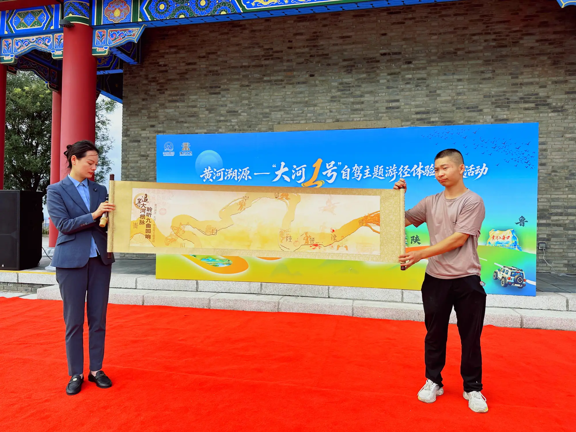 山河表里潼关路｜黄河溯源 — 大河 1 号走进潼关古城