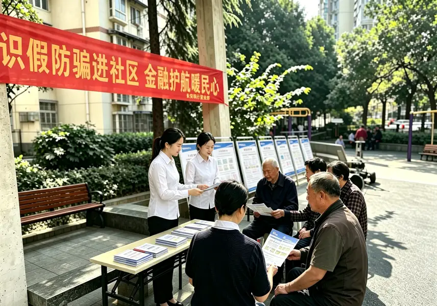 深耕本土普惠宣传 筑牢社区反诈屏障——长安银行营业部反诈宣讲走进高科花园小区