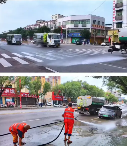 国庆我在岗｜大荔“城管蓝”守护城市烟火气