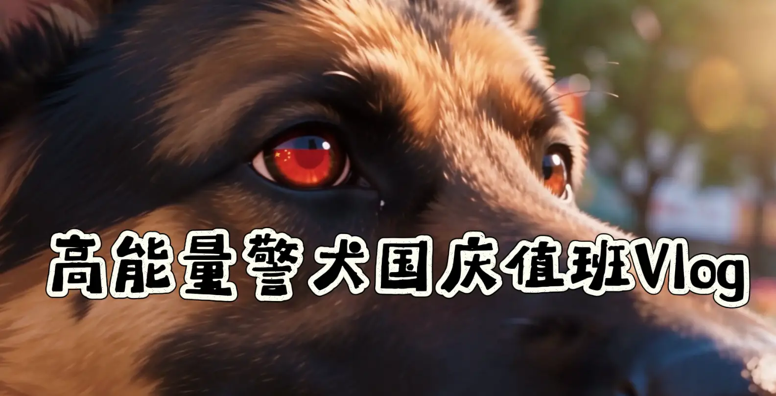 临渭公安高能量警犬国庆值班VLOG