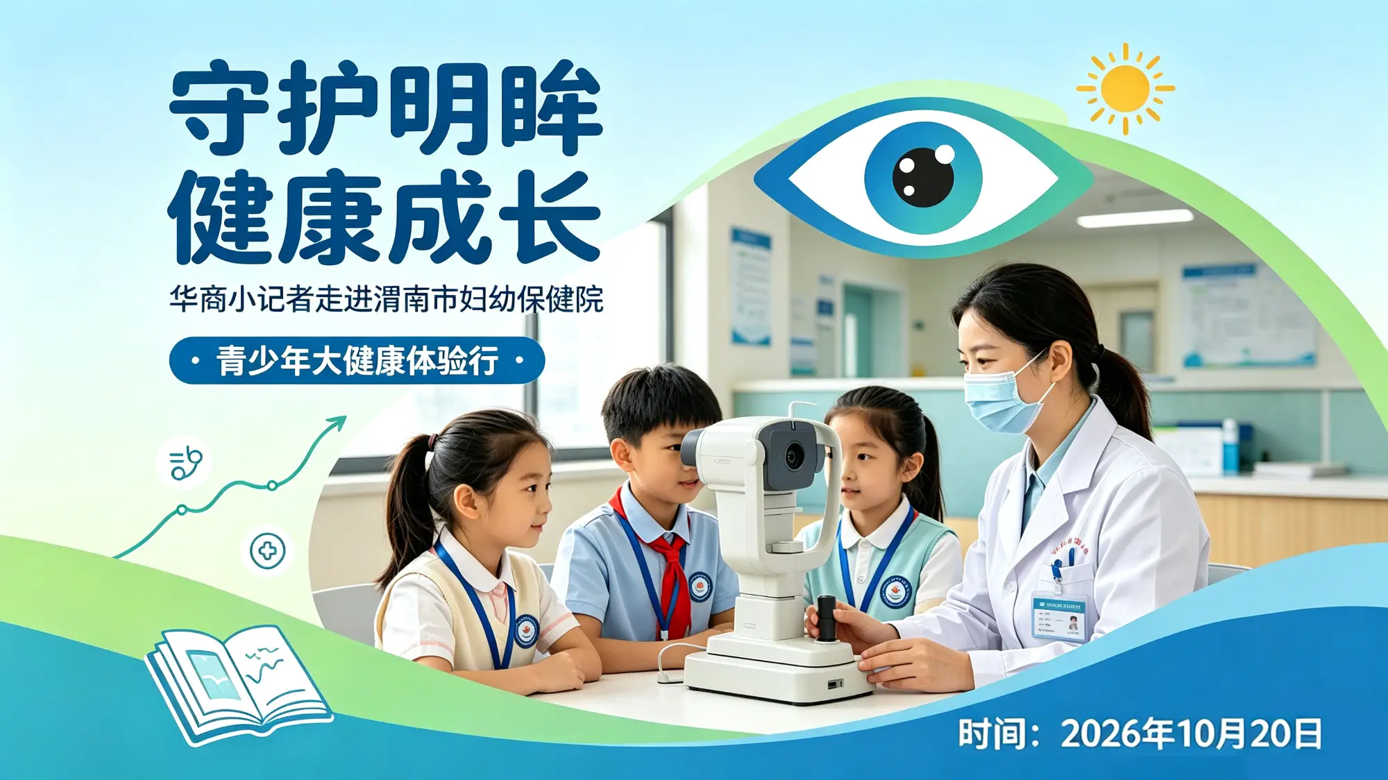 【直播】学护眼知识 当健康宣传员 华商小记者走进渭南市妇幼保健院