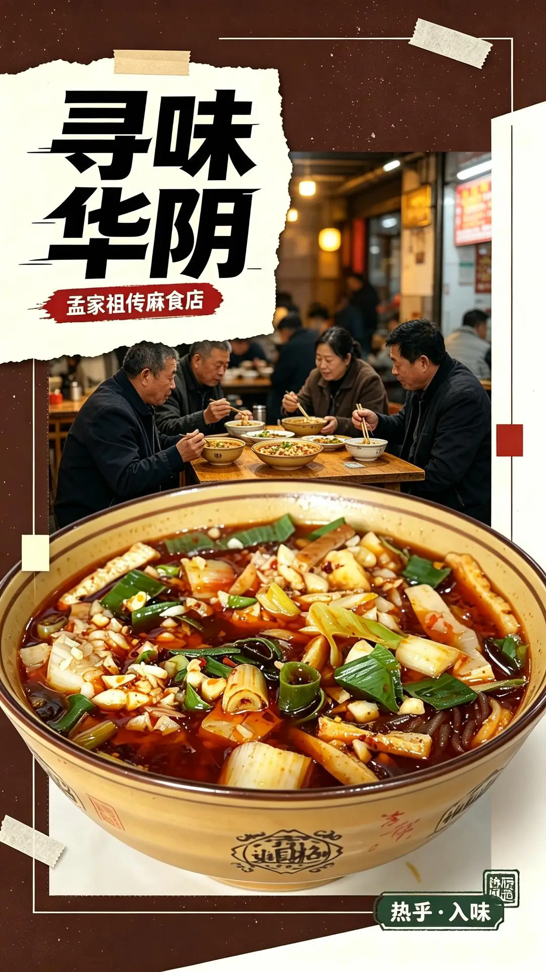 【寻味华阴】老汤慢烩 味道醇厚 辣而不燥 今天带你打卡孟家祖传麻食菜